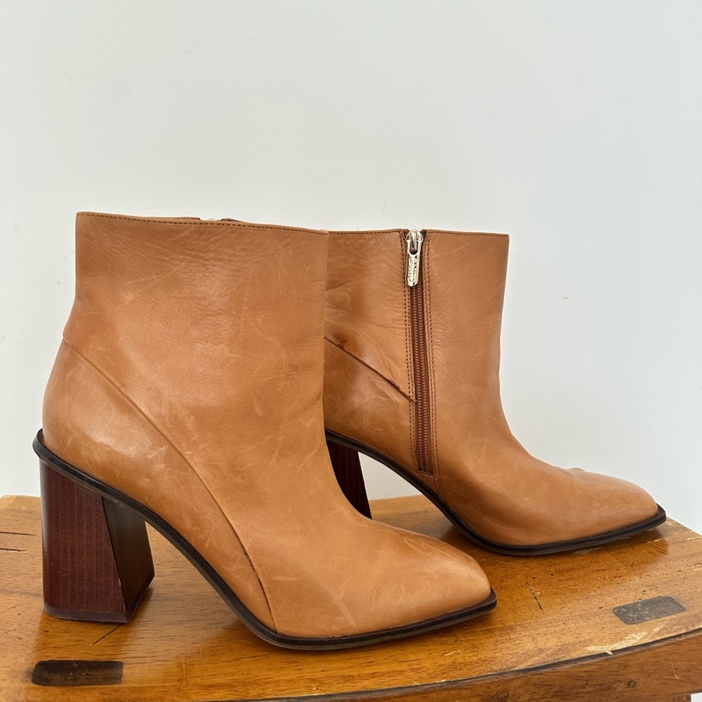 SARTO by Franco Sarto, Chic Leather Ankle Boots